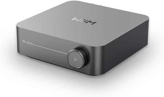 WiiM Amp: Multiroom Streaming Amplifier with AirPlay 2, Chromecast, HDMI & Voice Control | Stream Spotify, Amazon Music, Tidal & More | Remote Included | Space Gray