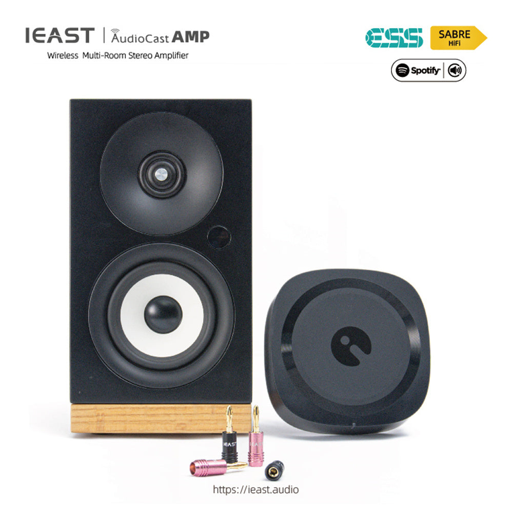 IEAST Audiocast amp80 wireless WiFi & Bluetooth 5 amplifier audio receiver lossless multi room airplay, DLNA, UPnP tidal