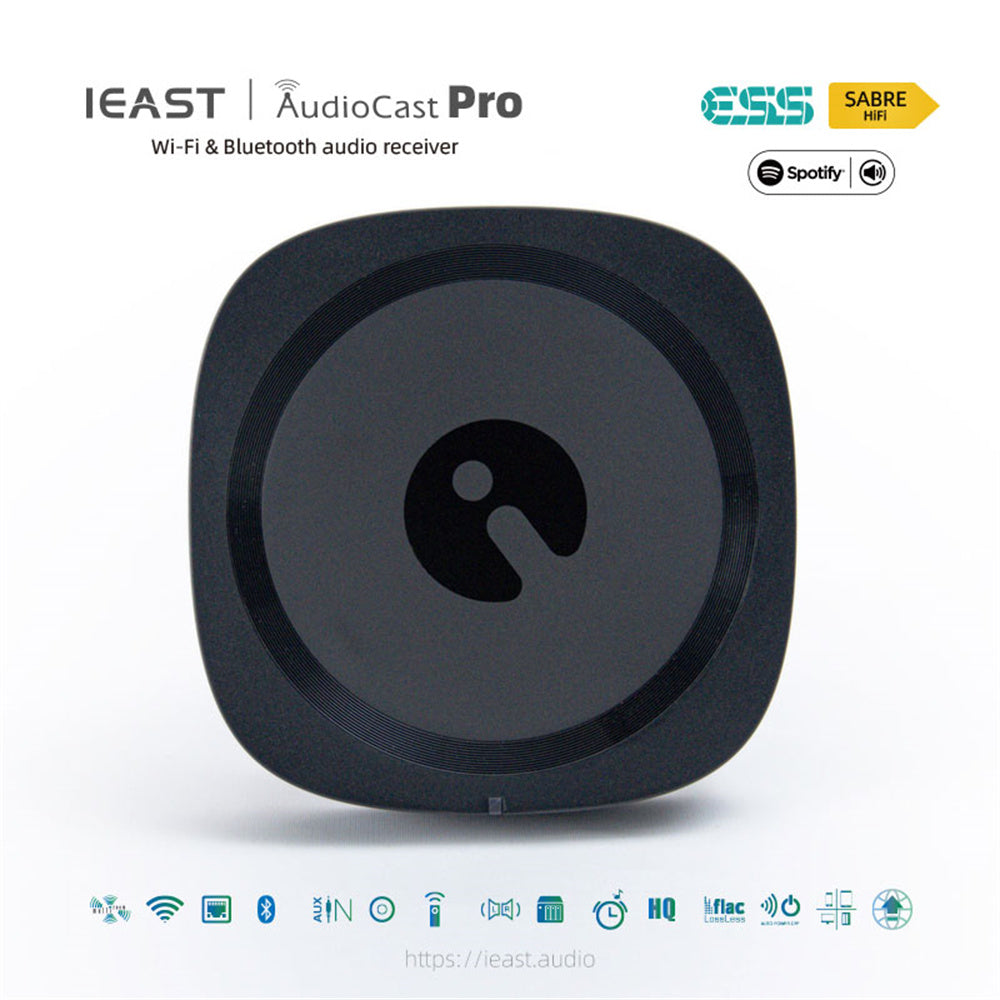 IEAST AudioCast Pro M50 Wireless WiFi audio receiver multi room airplay Bluetooth 5.0 music box hifi system Tadil tidal pando