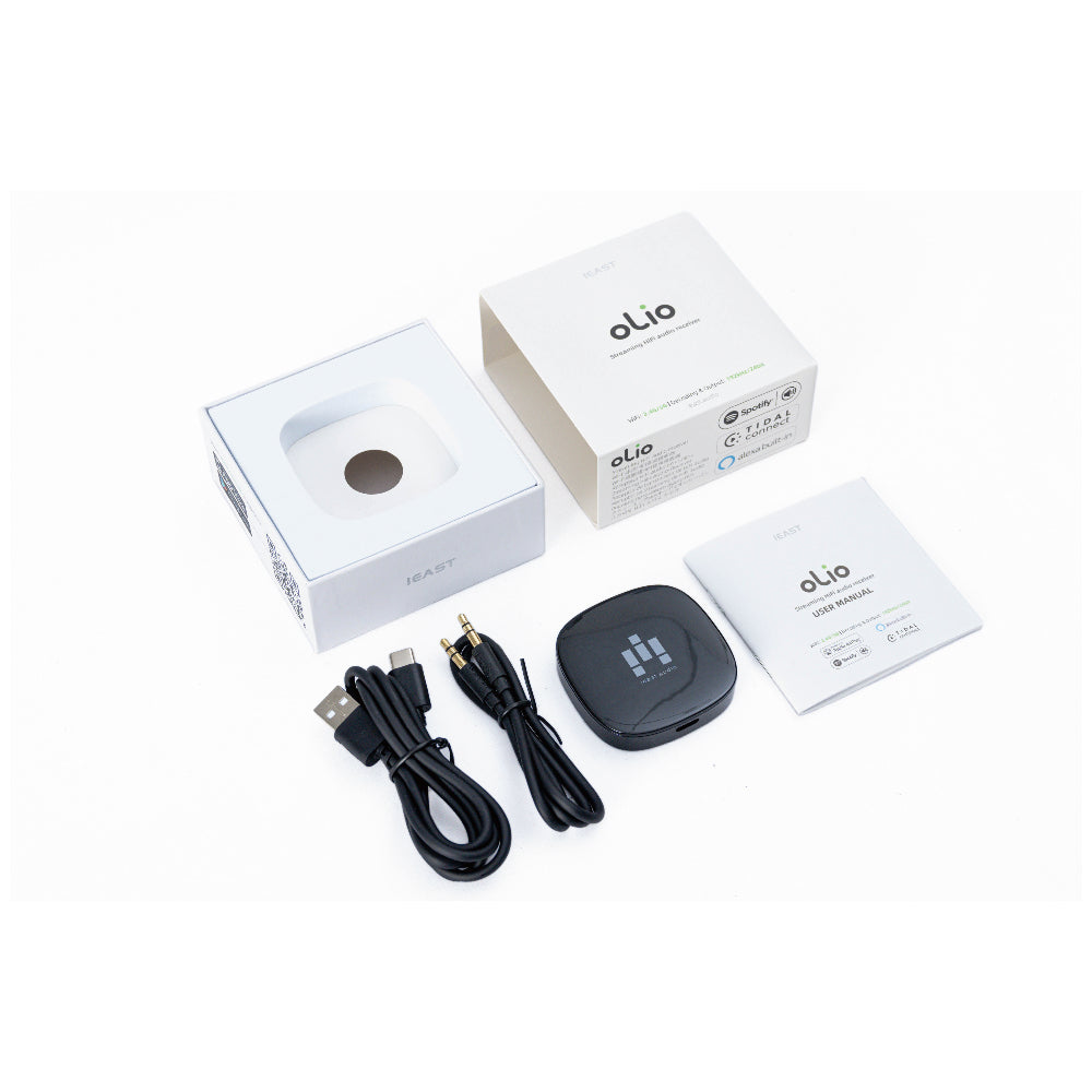 Olio AirPlay2 wireless wifi bluetooth audio receiver player Qplay music box Alexa, Siri,Google ,Assistant,AmazonMusic, Tidal