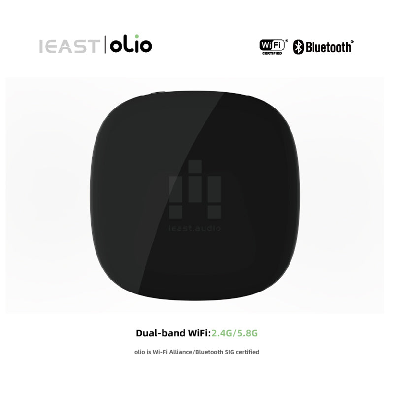 Olio AirPlay2 wireless wifi bluetooth audio receiver player Qplay music box Alexa, Siri,Google ,Assistant,AmazonMusic, Tidal