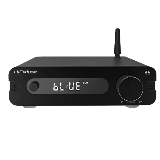HiFiMuse B5 Bluetooth 5.0 Transmitter and Receiver, Power 150W*2, Decoding Chip ESS9018K2M
