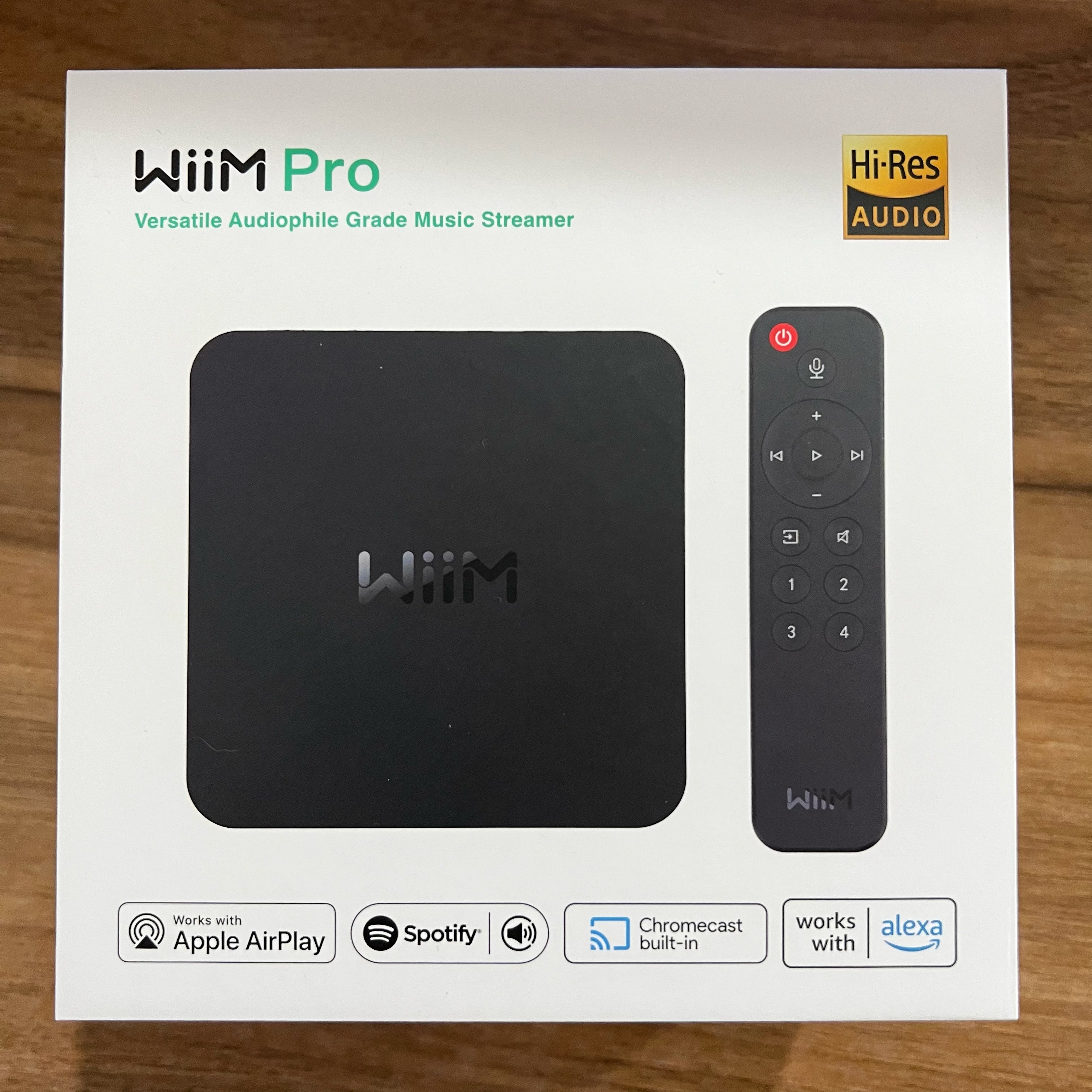 WiiM pro plus AirPlay2 Receiver, Chromecast Audio, WiFi Multiroom